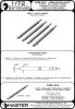 Master GM-72-025 MG-34 Panzerlauf (7.92mm) - German machine gun barrels - armored cooling jacket - used on late tanks (4pcs) 1/72